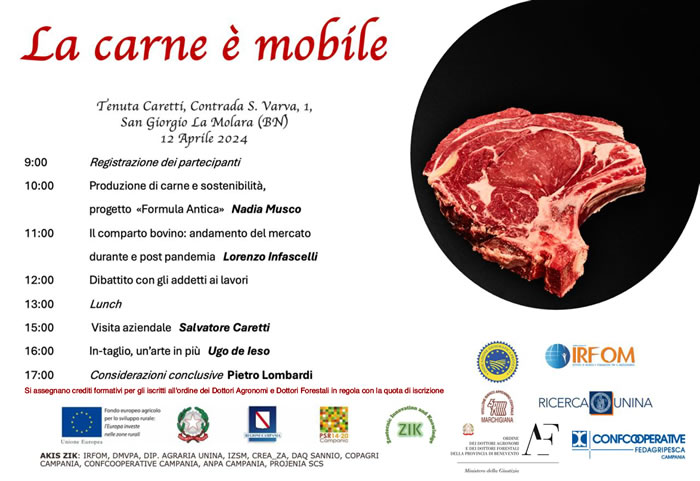 ‘La carne è mobile’, III giornata di studio il 12 aprile (misura 2.3.1)