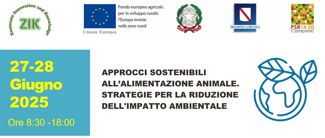 Approcci sostenibili all’alimentazione animale: strategie per la riduzione dell’impatto ambientale / 27-28 Giugno 2025 (misura 2.3.1)